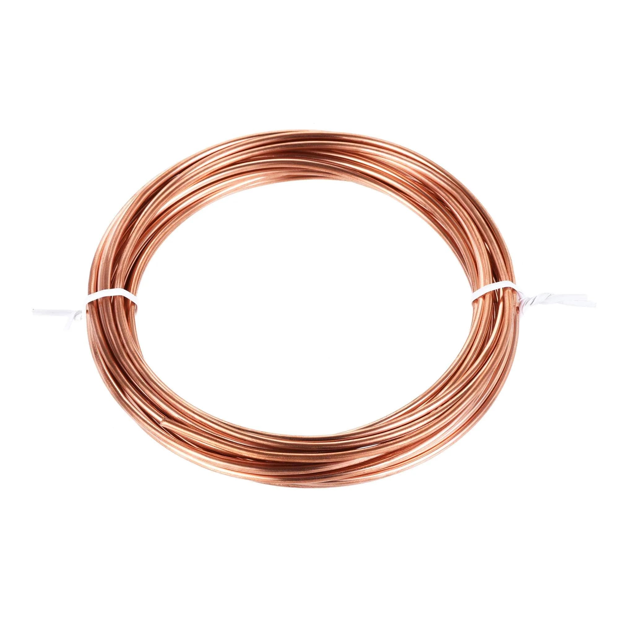 uxcell Refrigeration Tubing 2.5mm OD x 1.5mm ID 19.5Ft Copper Coil | Corrosion-Resistant Heat Exchange Pipe — 2.5mm
