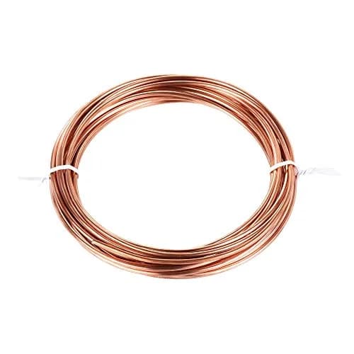 uxcell Refrigeration Tubing 2.5mm OD x 1.5mm ID 19.5Ft Copper Coil | Corrosion-Resistant Heat Exchange Pipe thumbnail 1