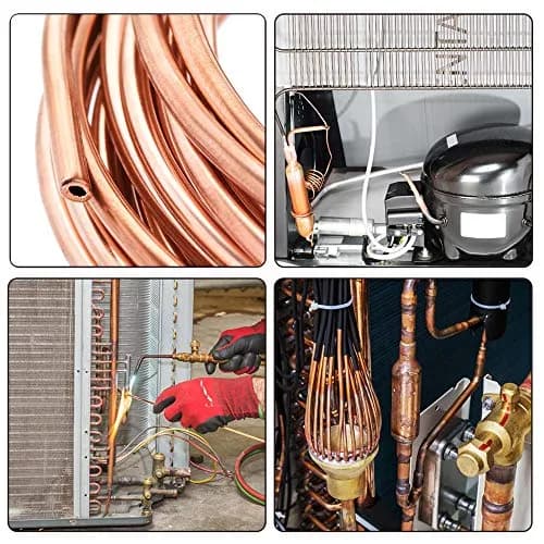 uxcell Refrigeration Tubing 2.5mm OD x 1.5mm ID 19.5Ft Copper Coil | Corrosion-Resistant Heat Exchange Pipe thumbnail 4