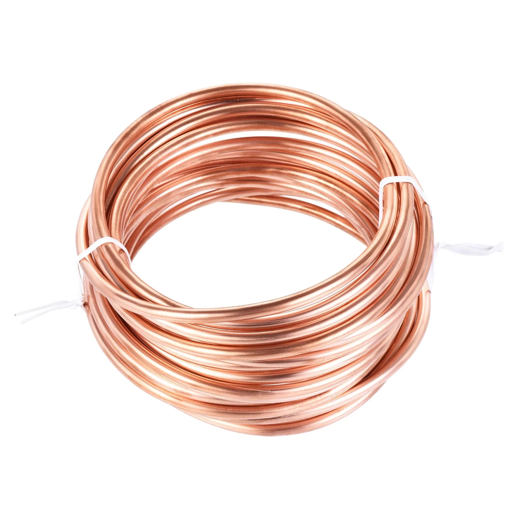 uxcell Refrigeration Tubing 1.6mm OD x 0.6mm ID x 19.5Ft Copper Coil | Heat Exchange Efficiency — 5mm