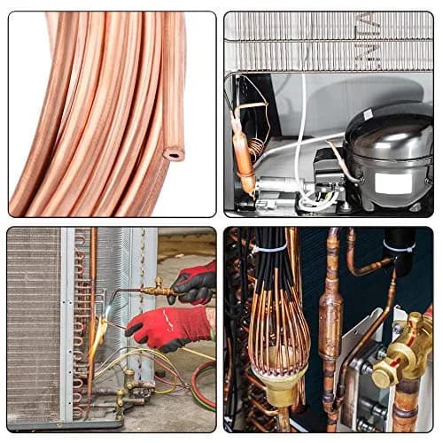 uxcell Refrigeration Tubing 1.6mm OD x 0.6mm ID x 19.5Ft Copper Coil | Heat Exchange Efficiency thumbnail 4