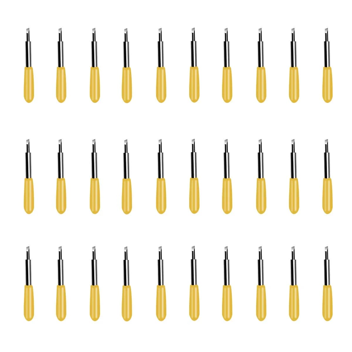 TTSAM Yellow 30 Pcs Replacement Blades for Explore Air 2 Vinyl Cutter | Compatible with Maker, Expression - main product image