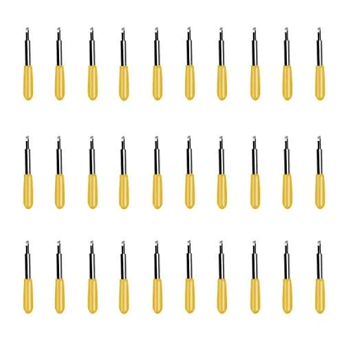 TTSAM Yellow 30 Pcs Replacement Blades for Explore Air 2 Vinyl Cutter | Compatible with Maker, Expression thumbnail 1