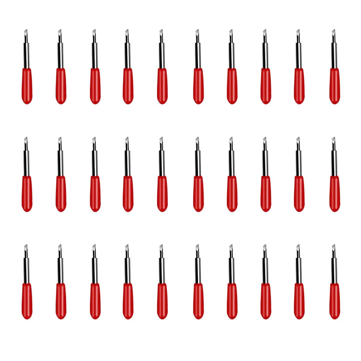 TTSAM Red 30 Pack 45 Degree Replacement Blades for Explore Air 2 Vinyl Cutter | Cuts Smoothly Up to 0.25mm - main product image