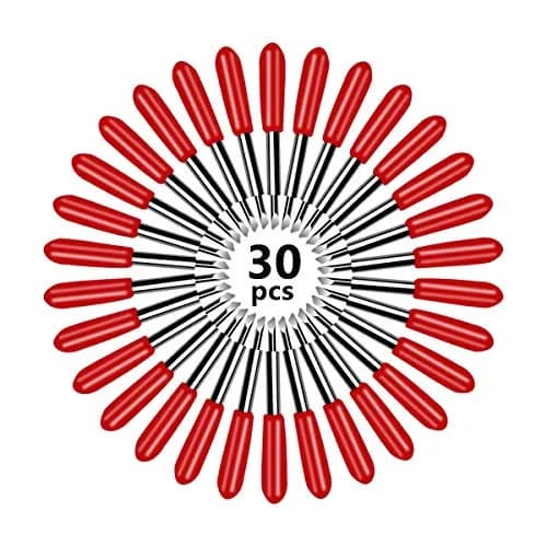 TTSAM Red 30 Pack 45 Degree Replacement Blades for Explore Air 2 Vinyl Cutter | Cuts Smoothly Up to 0.25mm thumbnail 2