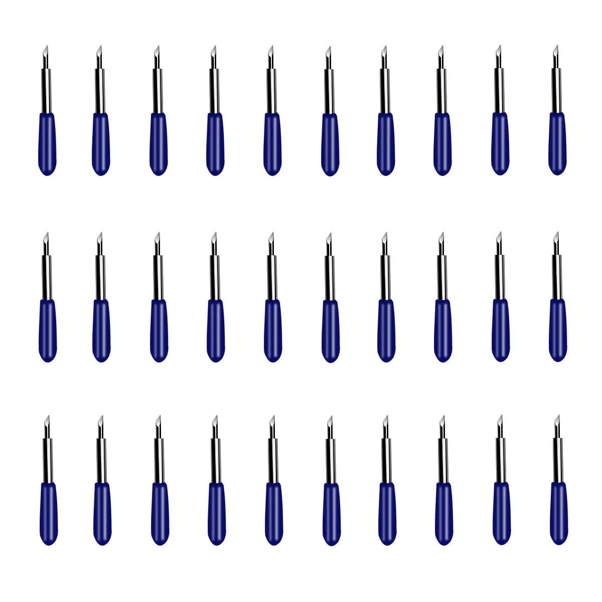 TTSAM 60 Degree Blue Replacement Blades 30 Pcs | Compatible with Cricut Explore Air 2, Maker, Expression - main product image