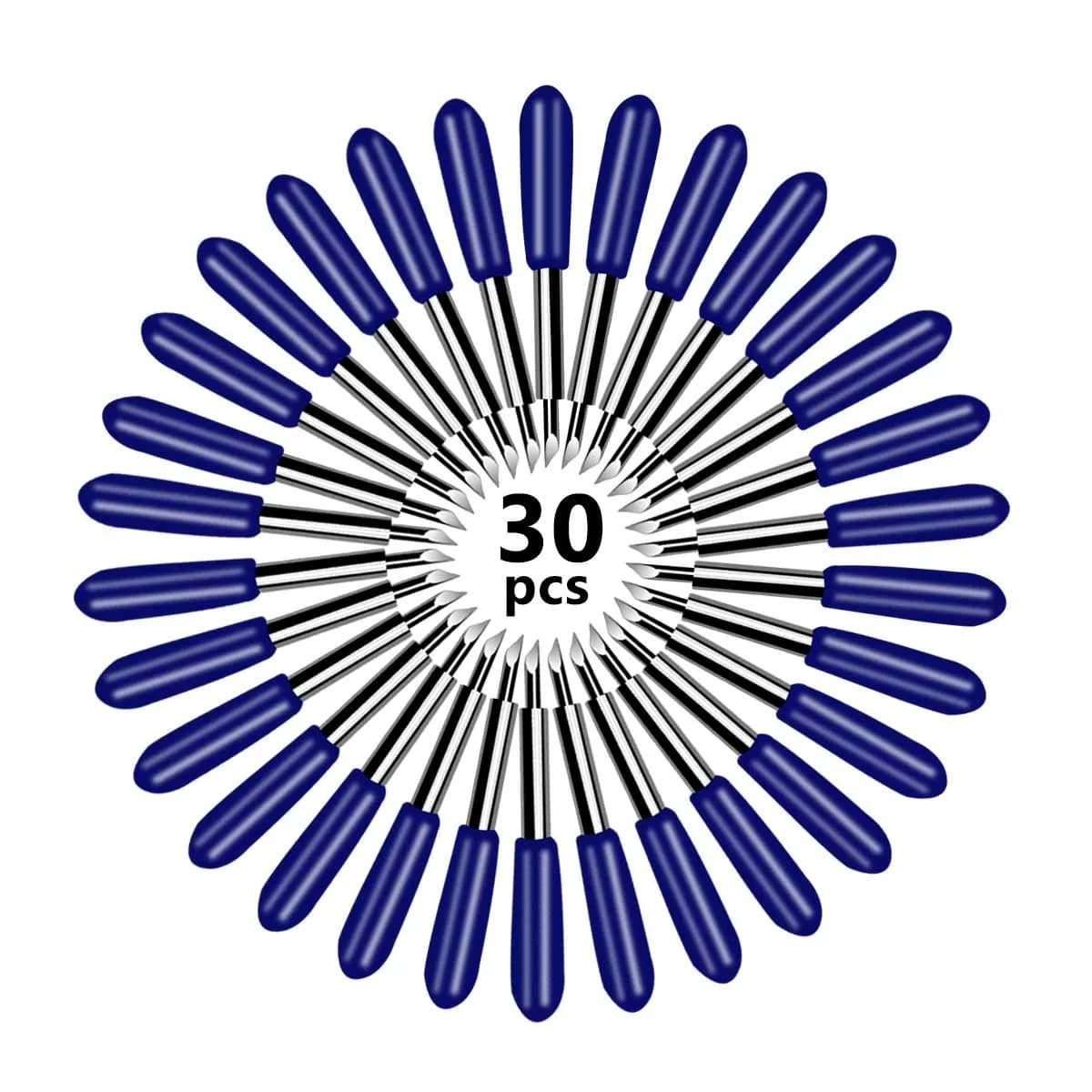 TTSAM 60 Degree Blue Replacement Blades 30 Pcs | Compatible with Cricut Explore Air 2, Maker, Expression - view 2