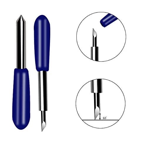 TTSAM 60 Degree Blue Replacement Blades 30 Pcs | Compatible with Cricut Explore Air 2, Maker, Expression thumbnail 3