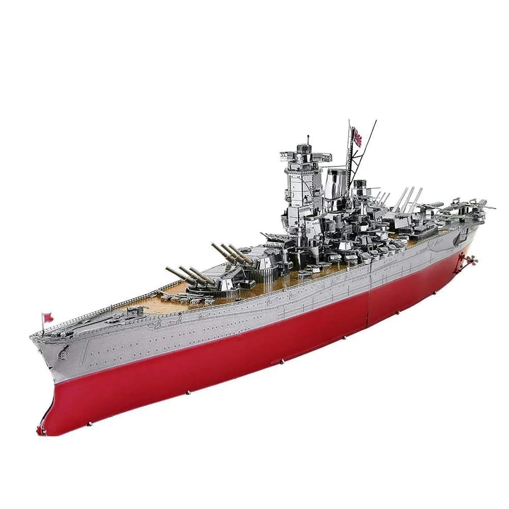 Piececool Yamato Battleship 3D Metal Model Kit 245 Pcs | Educational STEM Toy for Adults & Teens - main product image
