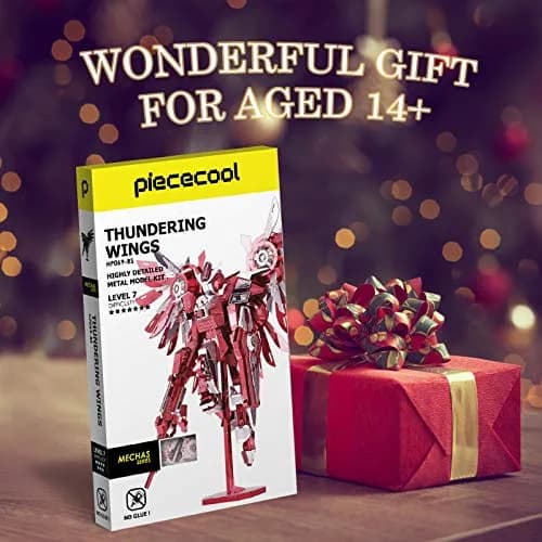 Piececool Thundering Wings 3D Metal Puzzle 215 Pcs | Educational STEM Model Kit for Teens & Adults thumbnail 8