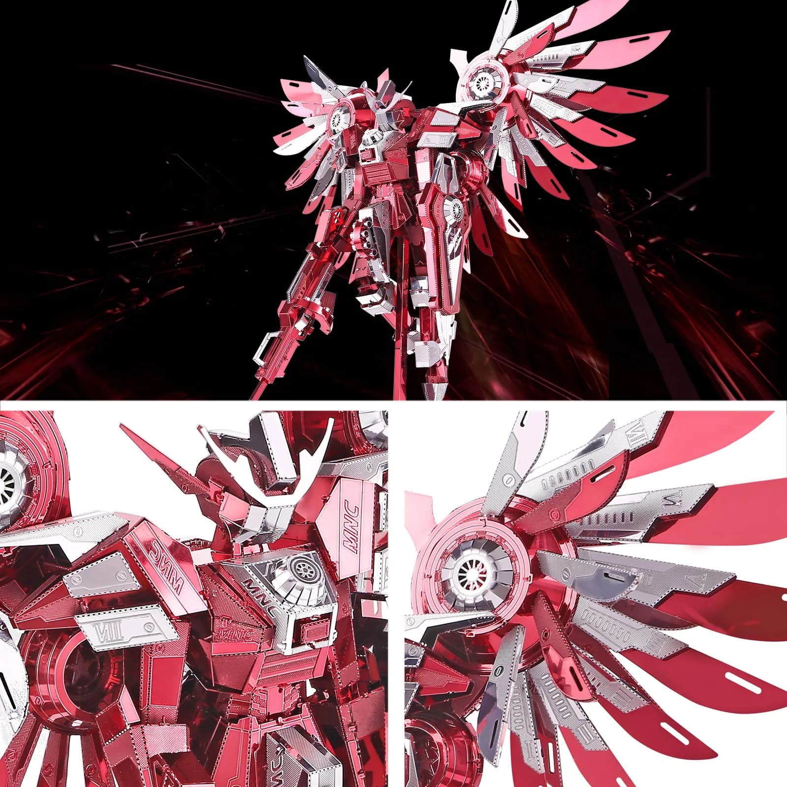 Piececool Thundering Wings 3D Metal Puzzle 215 Pcs | Educational STEM Model Kit for Teens & Adults - view 2