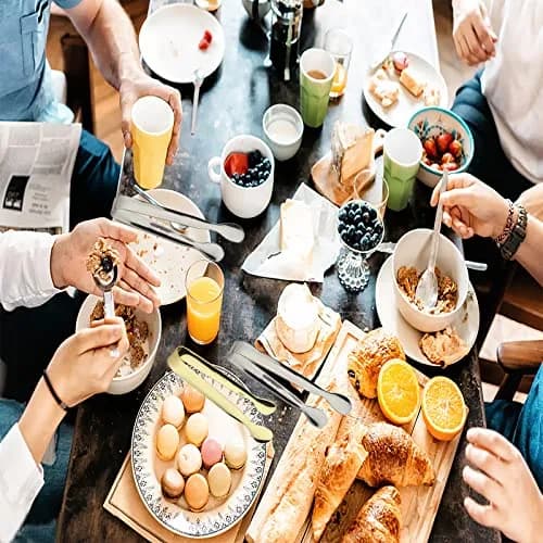 Sunenlyst 6PCS Mini Sugar Tongs 13cm (4.25 Inch) | Stainless Steel Appetizer Tongs for Parties thumbnail 6