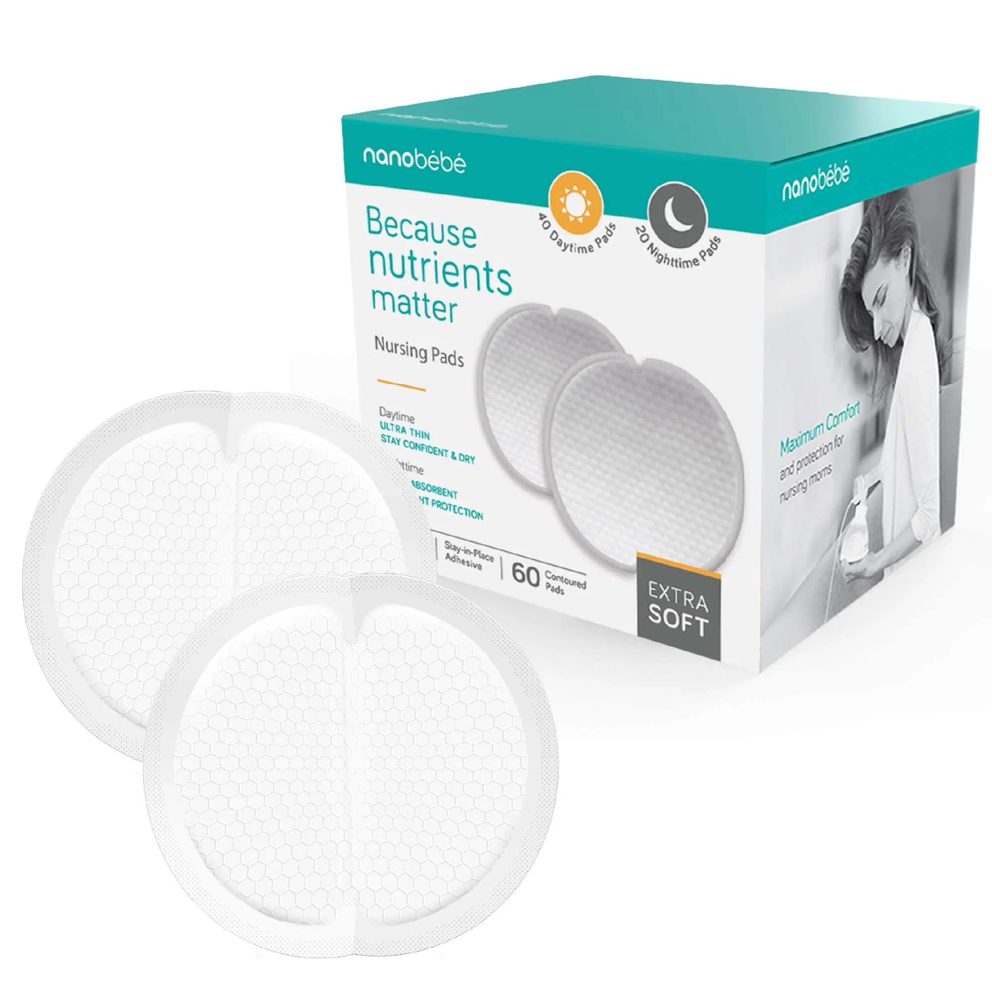 NANOBÉBÉ Parent Nursing Pads | Soft Cotton for New Mothers - main product image