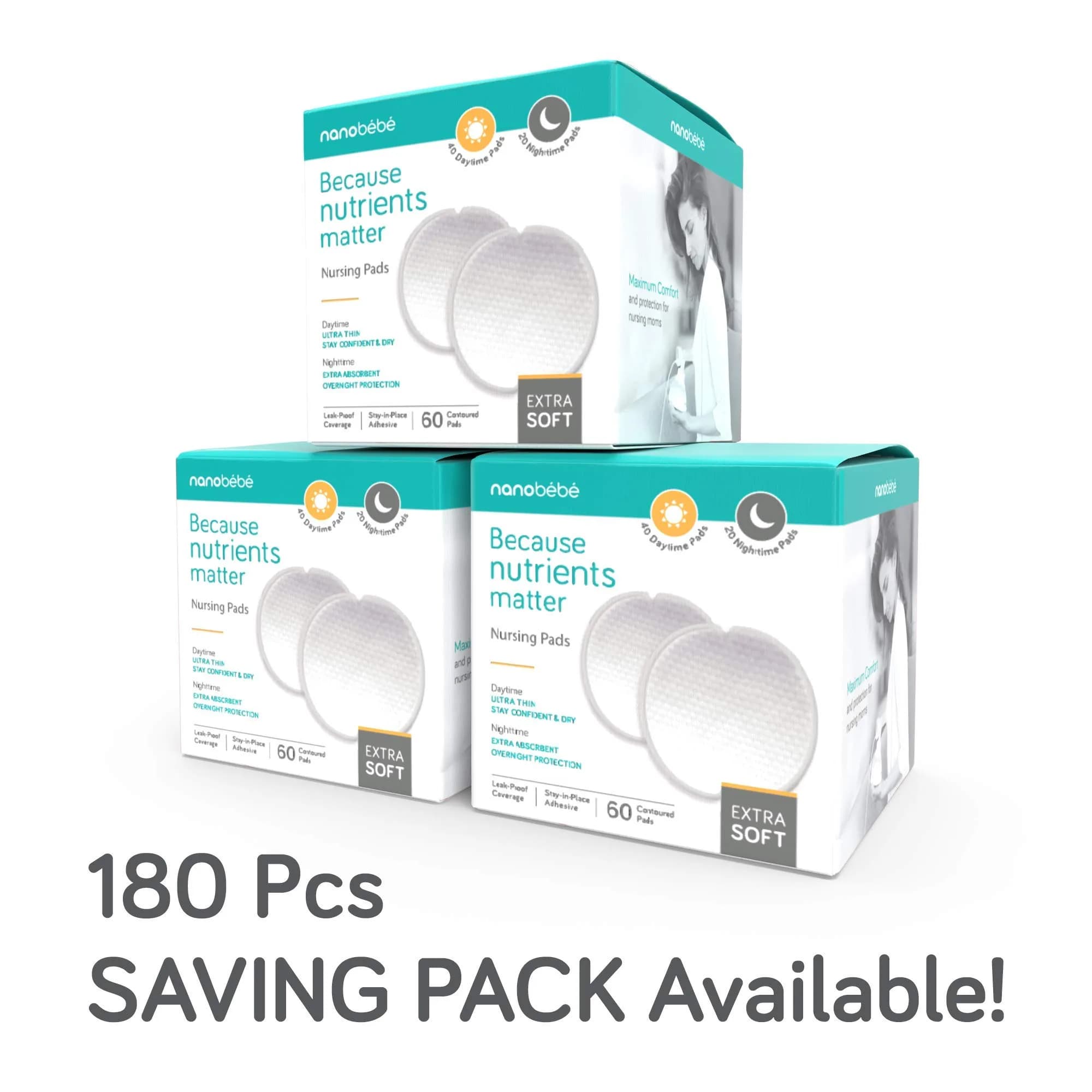 NANOBÉBÉ Parent Nursing Pads | Soft Cotton for New Mothers - view 7