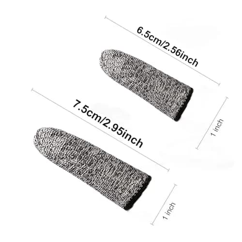 JADE KIT 40PCS Finger Cots Cut Resistant Protector | Reusable Anti-Cut Finger Sleeves for Cuts thumbnail 5