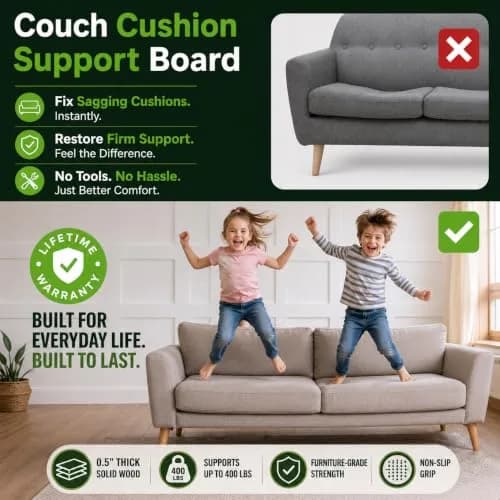 BEN'SHOME Couch Cushion Support Board 170cm (67") x 50cm (19.7") | Sagging Sofa Seat Fixer with 400lb Capacity thumbnail 3