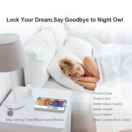 ySky Phone Lock Box with Timer, Crystal, 19.1cm (7.5in) | Limits Smartphone Access thumbnail 7
