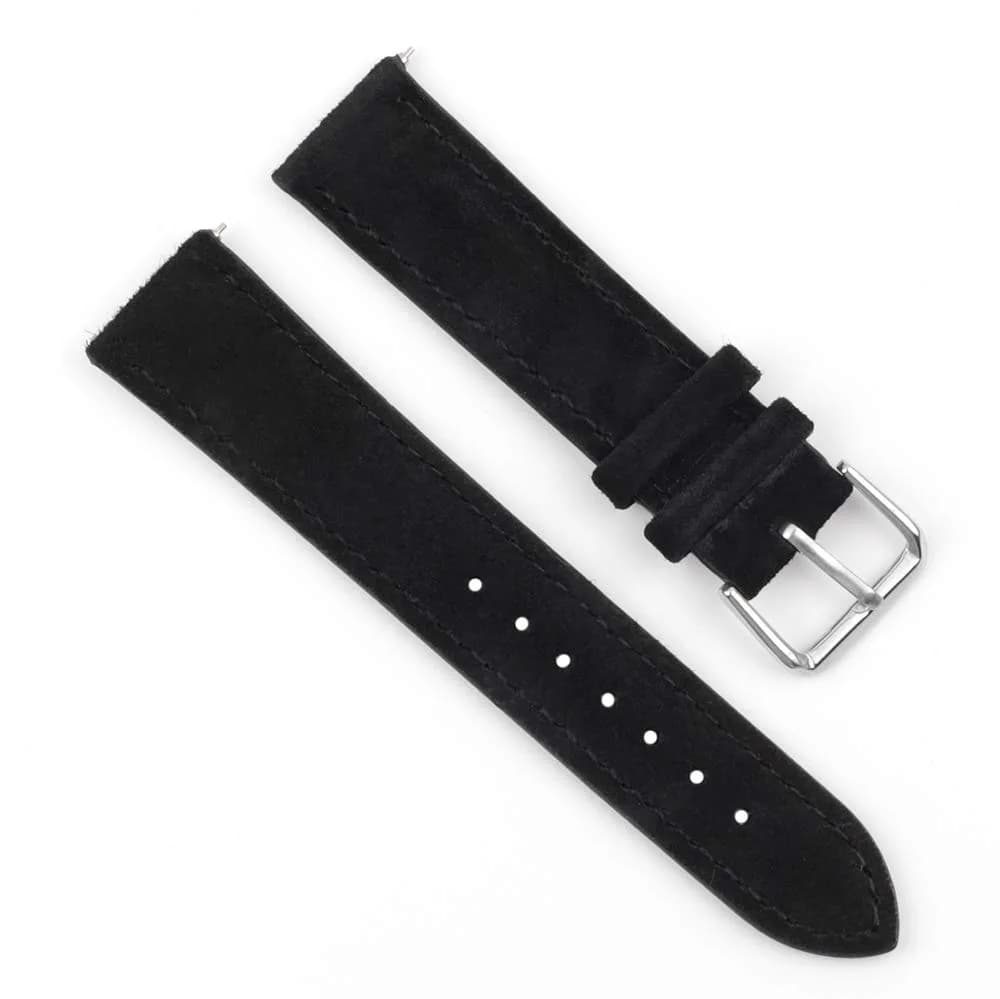 Onthelevel Suede Watch Strap-20mm | Soft Leather, Quick Release, Unisex Fit