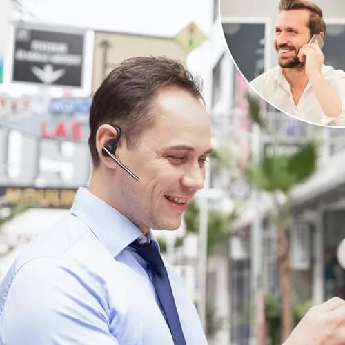 New Bee Bluetooth V5.2 Wireless Headset 24Hrs Talktime Black | Noise Cancelling & Long Battery thumbnail 6