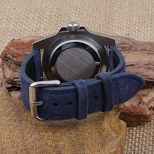 Onthelevel Suede Watch Strap-24mm | Soft Leather, Quick Release, Unisex Fit thumbnail 5