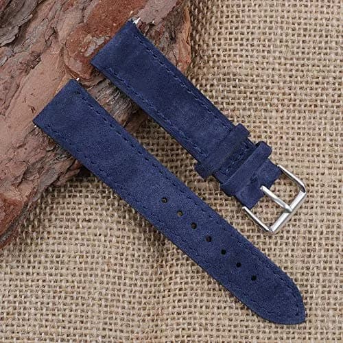 Onthelevel Suede Watch Strap-24mm | Soft Leather, Quick Release, Unisex Fit thumbnail 2