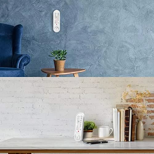 DWEPTU Analog Thermometer Hygrometer | Accurate Temperature & Humidity Gauge for Indoor/Outdoor Use thumbnail 3
