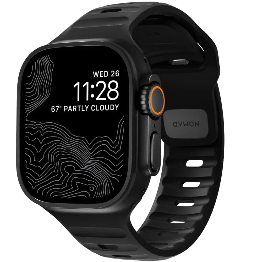 NOMAD Sport Band - 45mm | Black Apple Watch Ultra 2 Band, Athletic & Waterproof