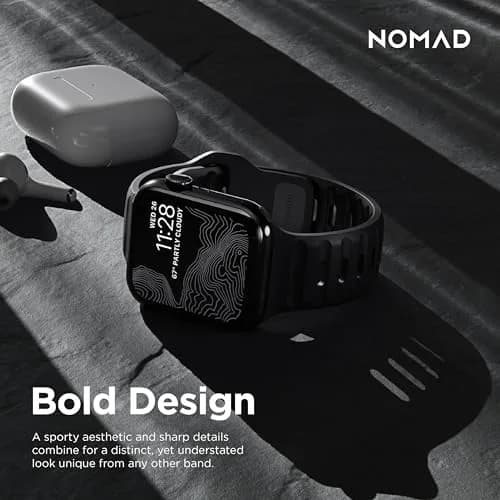 NOMAD Sport Band - 45mm | Black Apple Watch Ultra 2 Band, Athletic & Waterproof thumbnail 6