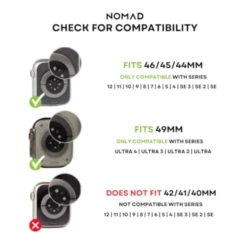 NOMAD Sport Band - 45mm | Black Apple Watch Ultra 2 Band, Athletic & Waterproof thumbnail 3
