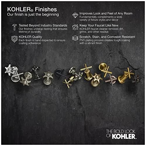 Kohler MasterShower Shower Arm and Flange 7.5-inch (19 cm) with Vibrant Brushed Moderne Brass Finish | Solid Brass Construction thumbnail 5