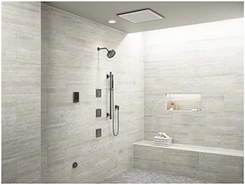 Kohler MasterShower Shower Arm and Flange 7.5-inch (19 cm) with Vibrant Brushed Moderne Brass Finish | Solid Brass Construction thumbnail 6