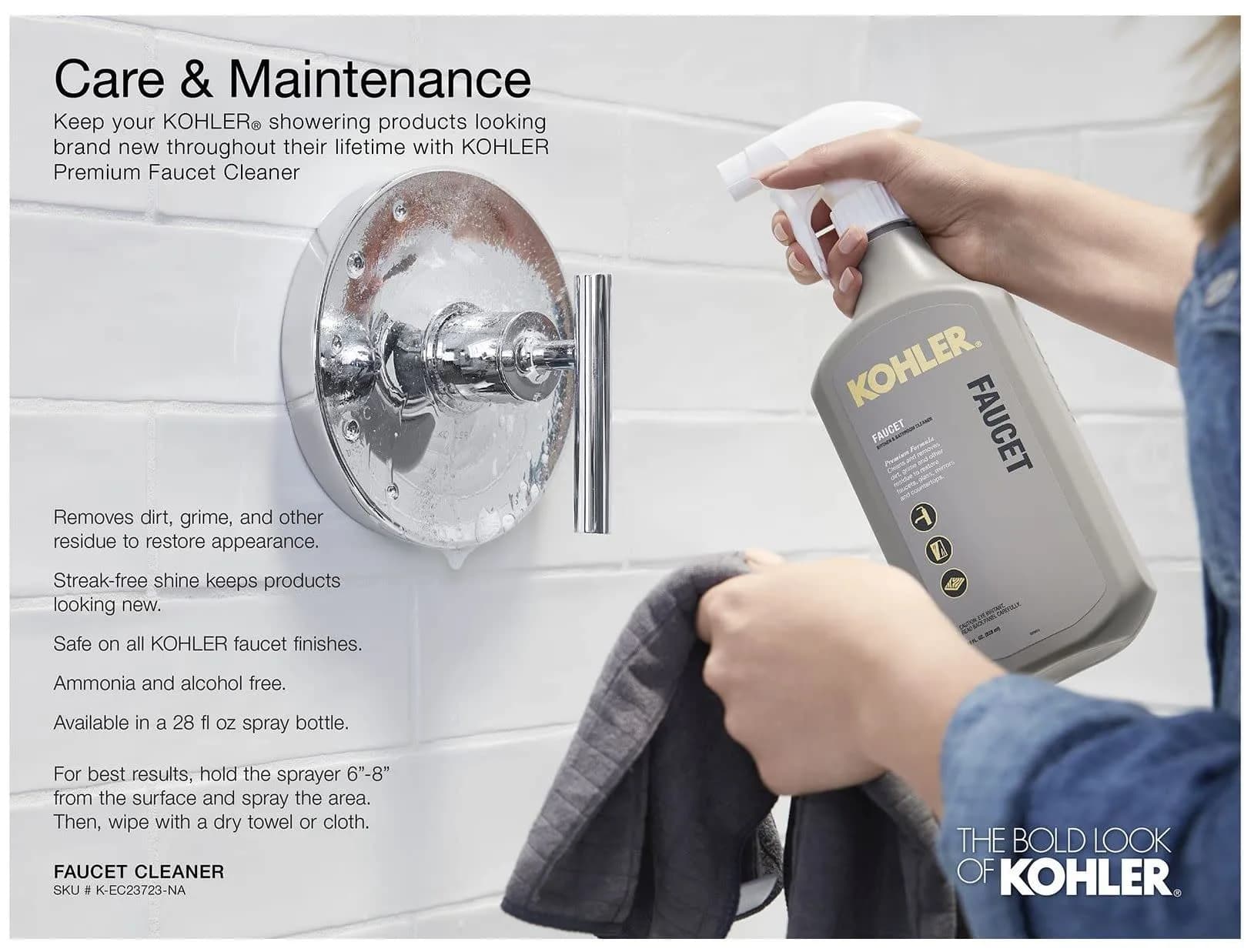 Kohler MasterShower Shower Arm and Flange 7.5-inch (19 cm) with Vibrant Brushed Moderne Brass Finish | Solid Brass Construction - view 2