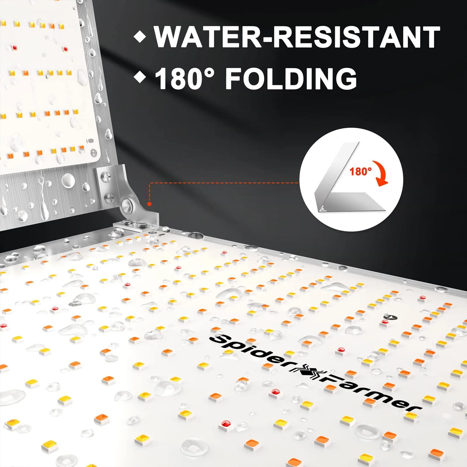 Spider Farmer SF7000 LED Grow Light 650W Full Spectrum 156 cm x 74 cm (21.9" x 29") | Samsung LM301B Diodes 2.8 PPE - view 5