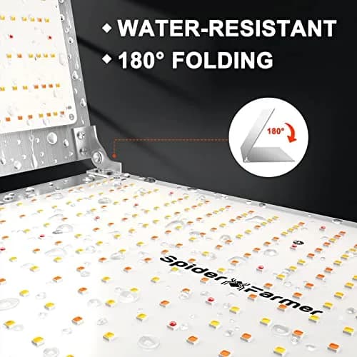 Spider Farmer SF7000 LED Grow Light 650W Full Spectrum 156 cm x 74 cm (21.9" x 29") | Samsung LM301B Diodes 2.8 PPE thumbnail 5