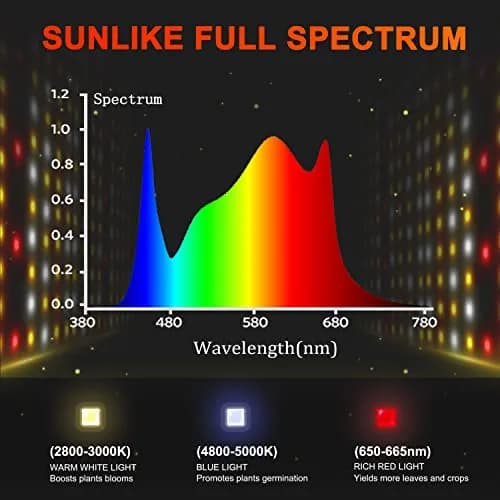 Spider Farmer SF7000 LED Grow Light 650W Full Spectrum 156 cm x 74 cm (21.9" x 29") | Samsung LM301B Diodes 2.8 PPE thumbnail 3