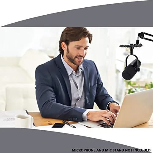 YOUSHARES MV7 Shock Mount with Pop Filter | Vibration & Noise Isolation for Microphones (70-120 chars) thumbnail 7