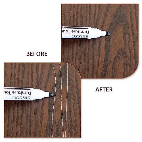 SEISSO Wood Furniture Repair Kit 42 Pcs | Fix Scratches, Stains, Holes on Tables, Doors, Cabinets thumbnail 6