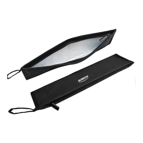 Aosbos Black Chopstick Carrying Case | Waterproof Travel Utensil Bag for Metal, Bamboo, Stainless Steel thumbnail 1