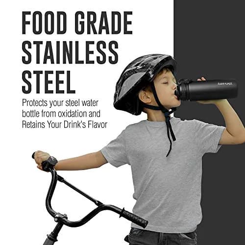 Life's Easy Stainless Steel Insulated Water Bottle - 18 oz | Hot & Cold Drinks thumbnail 1