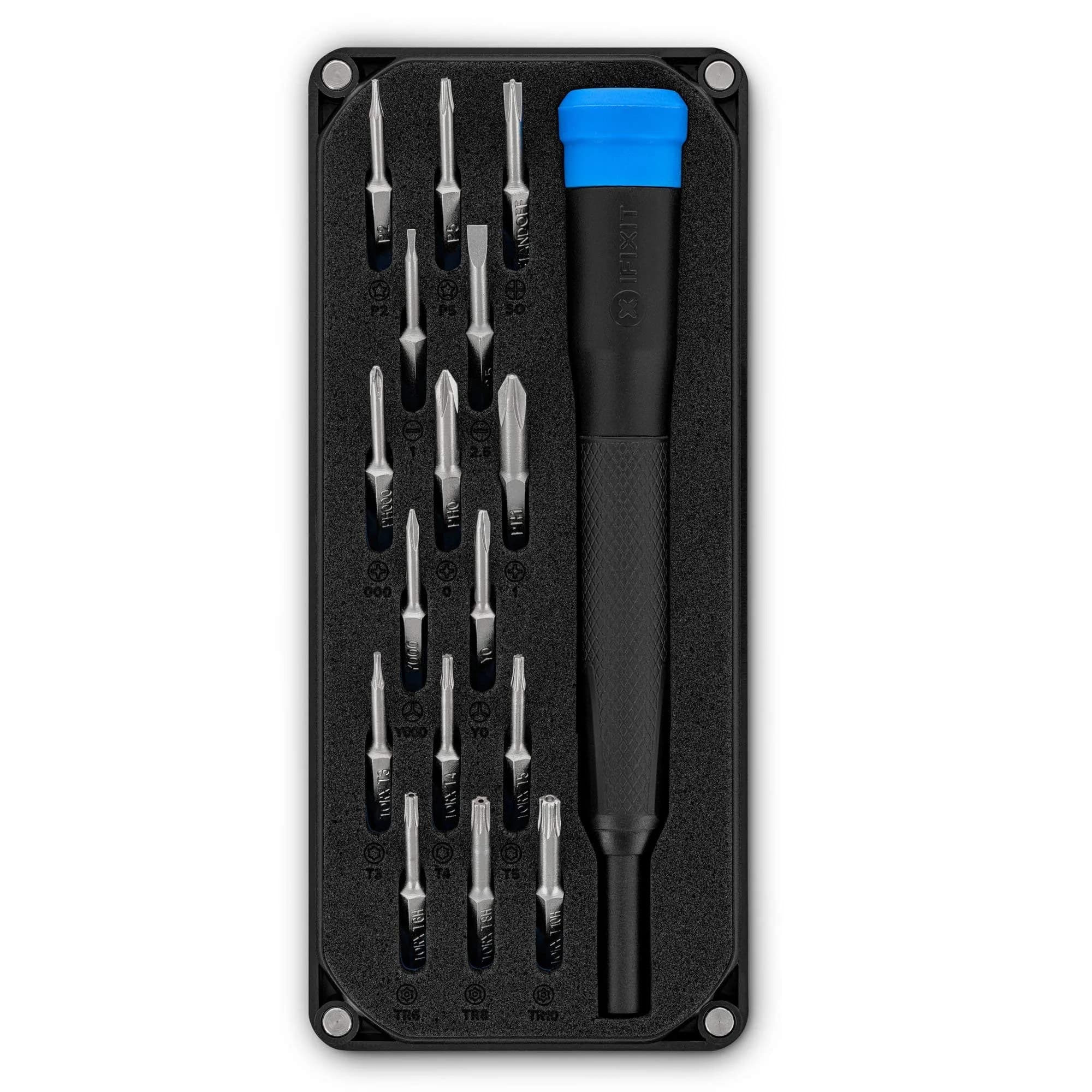 iFixit Minnow Driver Kit Pocket-Sized Screwdriver with 16 Precision Bits 12.4 cm (4.9 in) — Schwarz