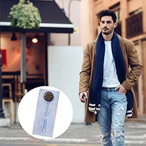 J.CARP Denim Waist Extender Button for Jeans and Skirt | Adjustable Metal Buttons, 4 Assorted Colors thumbnail 6