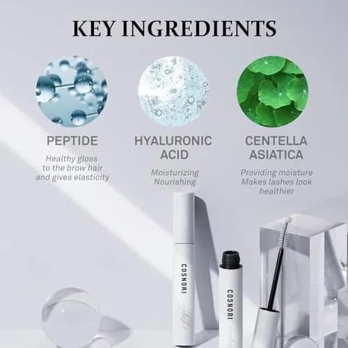 COSNORI Long Active Eyelash Serum 9ml (0.3 fl.oz.) | Korean Vegan Lash Growth Formula thumbnail 8