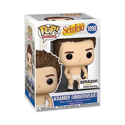 Funko Pop! TV Seinfeld Kramer in Underwear Exclusive Vinyl Figure 11.9 cm (4.75 inches) | Amazon Exclusive Collectible thumbnail 1