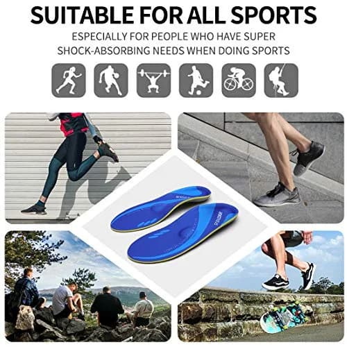 STSVZORR Plantar Fasciitis Orthotic Insoles 220 lbs+ High Arch Support | Relieves Foot & Knee Pain thumbnail 5