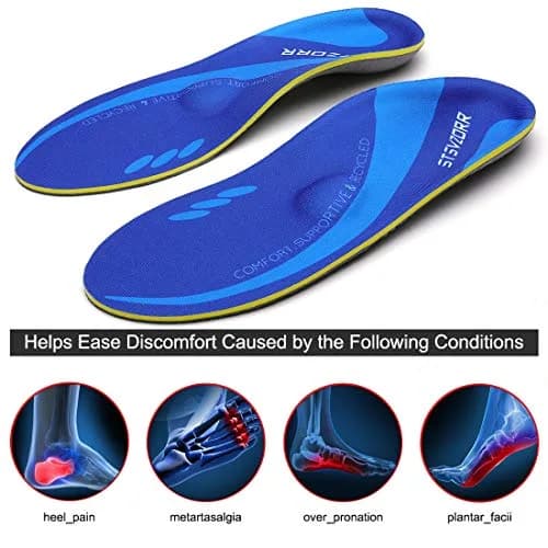 STSVZORR Plantar Fasciitis Orthotic Insoles 220 lbs+ High Arch Support | Relieves Foot & Knee Pain thumbnail 2