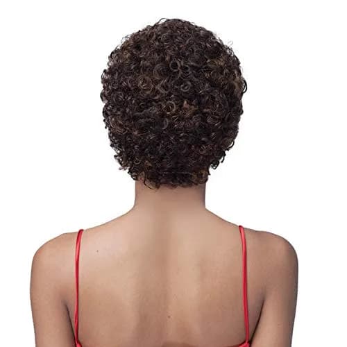 BOBBI BOSS Human Hair Wig MH1271 Lea (51) | 100% Human Hair, Salt&Pepper Off Black, Easy Maintenance, Tangle & Shed Free thumbnail 3