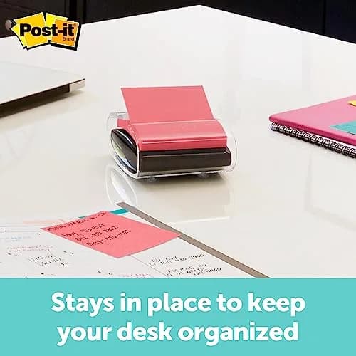 Post-it Pop-up Notes Dispenser, Black Base Clear Top, 3x3 in, Pack of 6 | Dispenses Notes One at a Time thumbnail 2