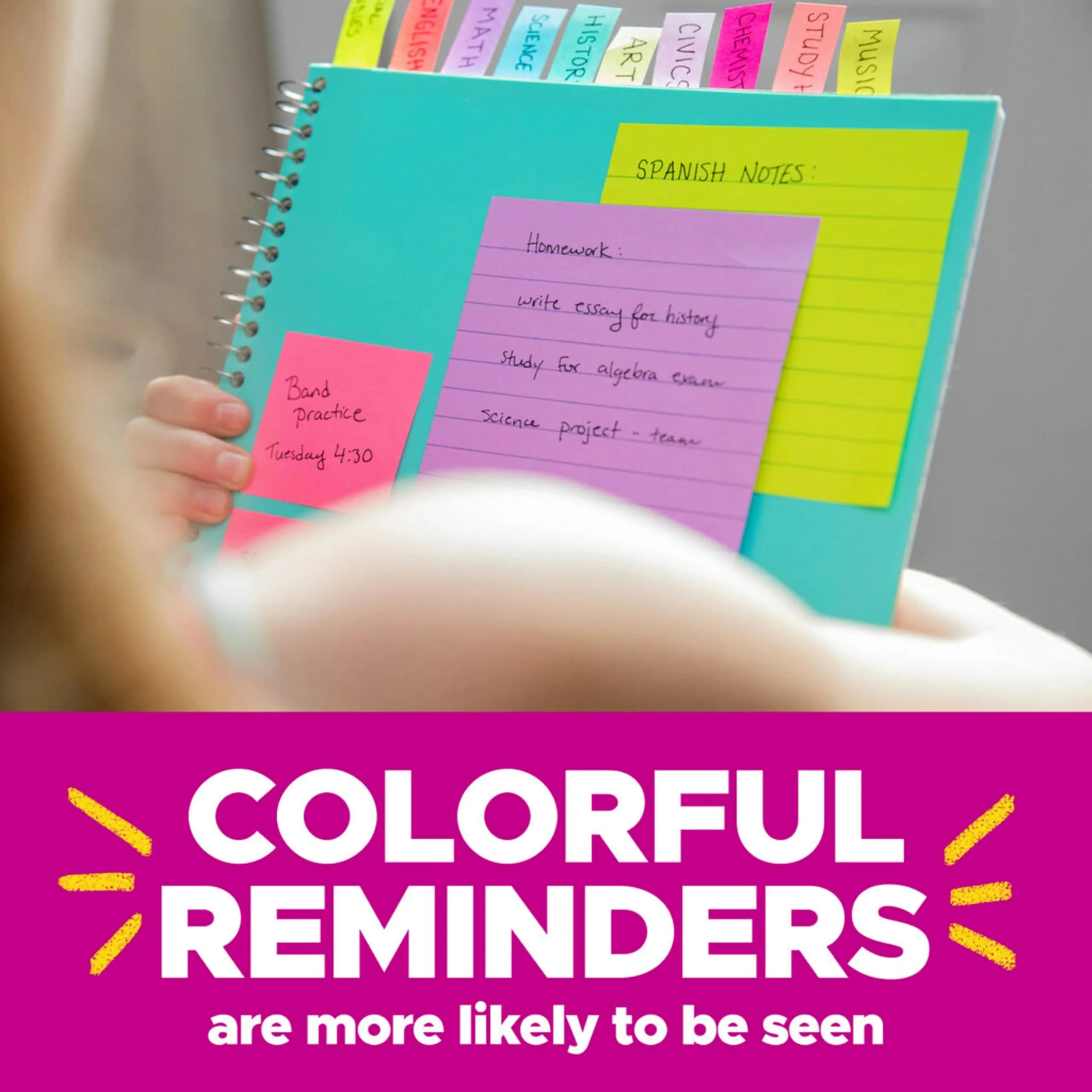Post-it Super Sticky Notes, 192 Pads | 3 x 3 in, Supernova Neons Collection - view 5