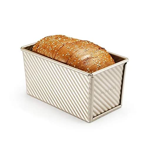 Monfish Pullman Loaf Pan w Lid 1lb 8.5x4.75x4.5 | Even Heat Conductivity, Nonstick, Oven Safe thumbnail 6