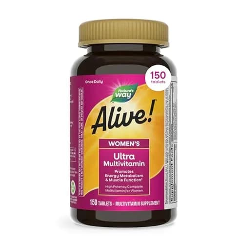 Nature's Way Alive! Women's Ultra Multivitamin 150 Count | High Potency Formula for Energy & Wellness thumbnail 1